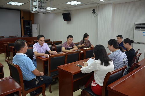 球盟会教工党支部开展习近平总书记“7. 26”讲话精神学习研讨活动