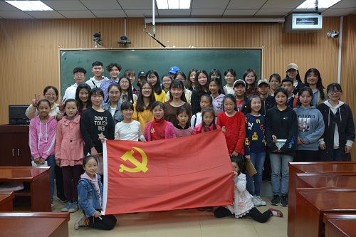球盟会“我为党旗添光彩”党员发展对象志愿服务活动顺利开展
