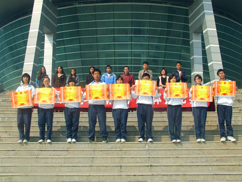 球盟会举行2012级新生广播操比赛